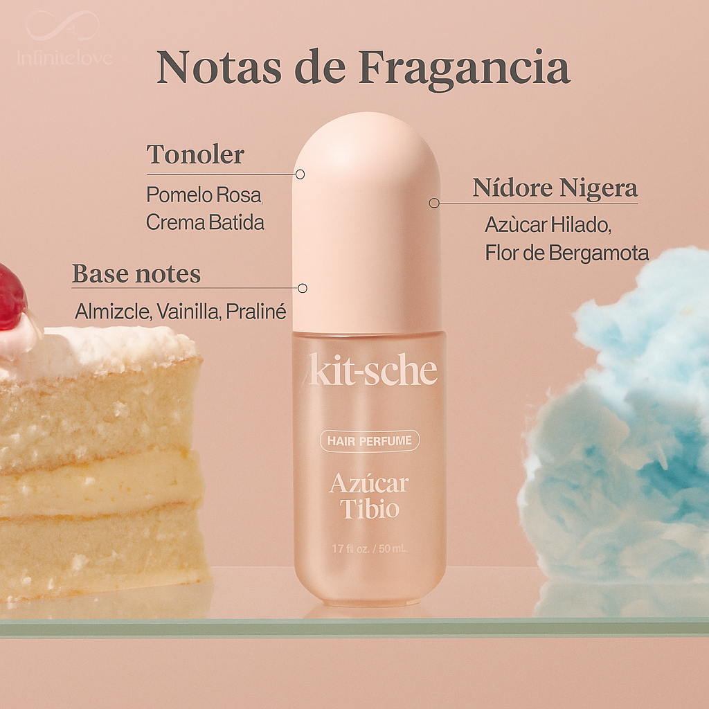 InfiniteSugar® – Perfume Capilar con Aroma Cálido